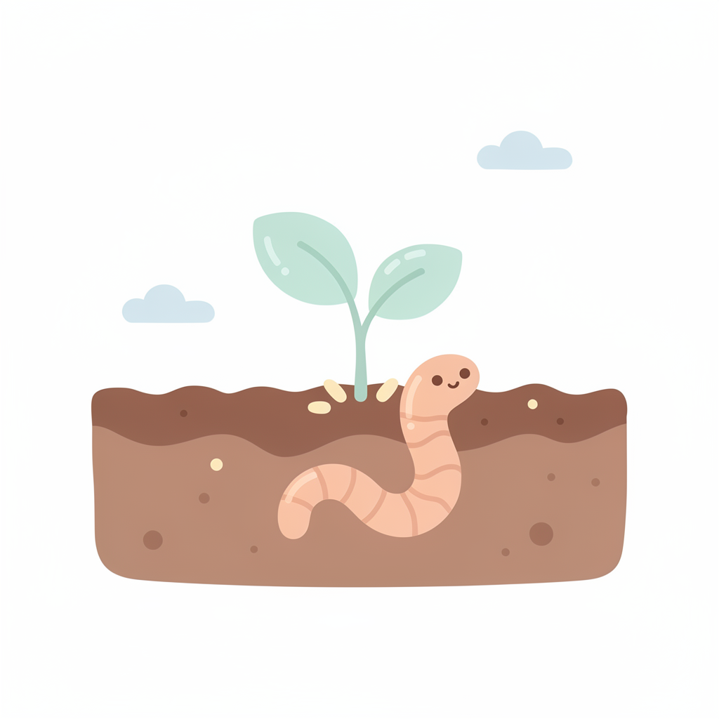 Una planta creciendo en el suelo